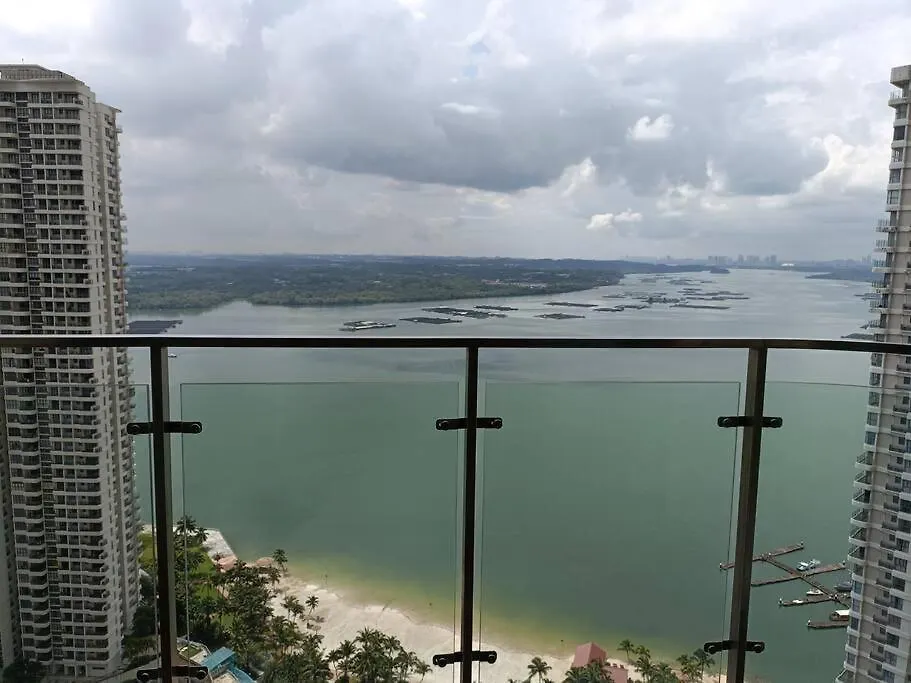Apartmán Johor Bharu - Beachside 6-13Pax Danga Bay @ Ksl Johor Bahru